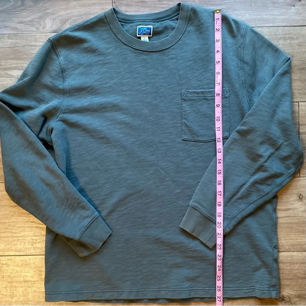 J. Crew Green Crewneck Pullover